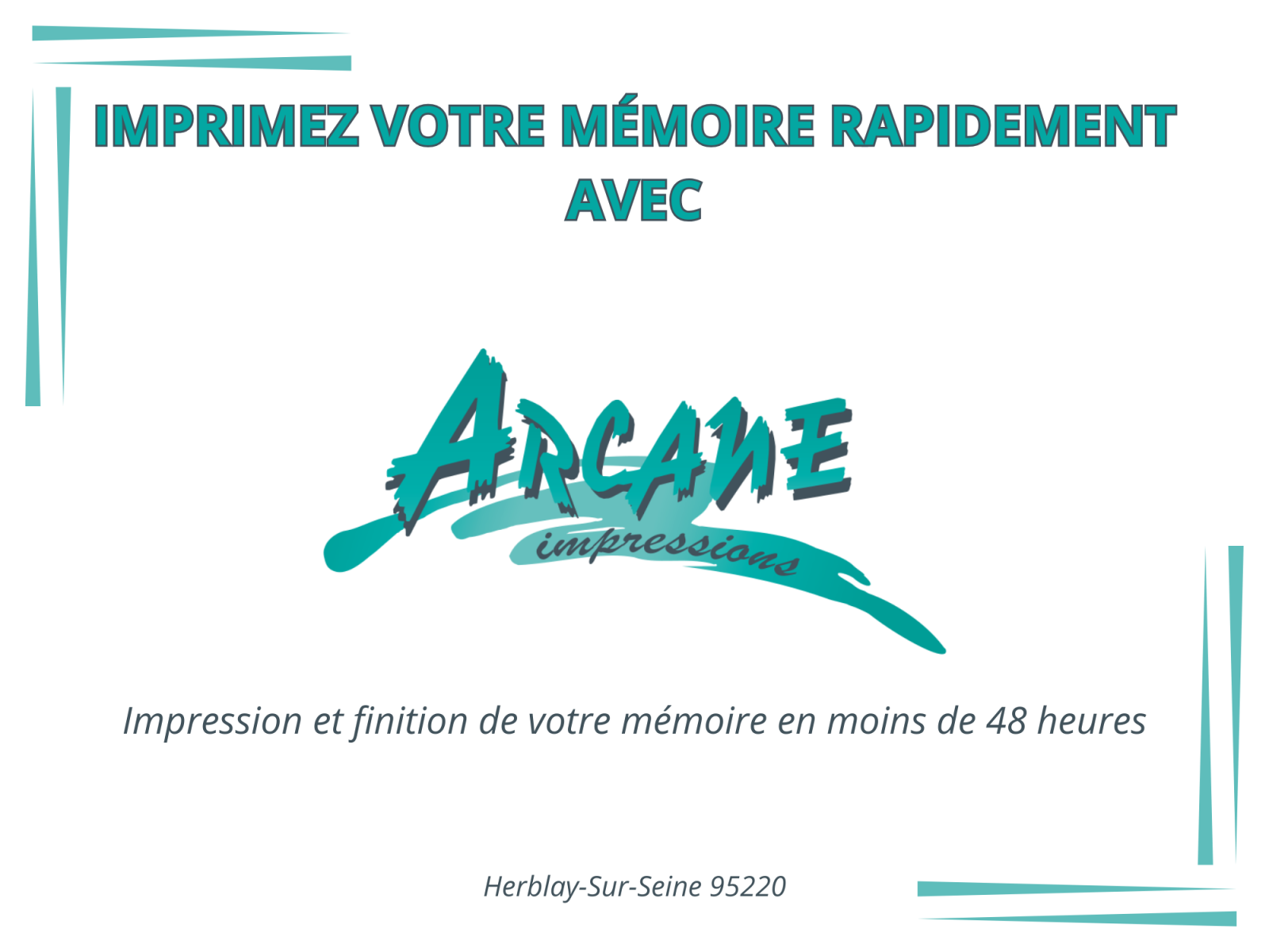 Imprimer mémoire en moins de 48h Val d'Oise