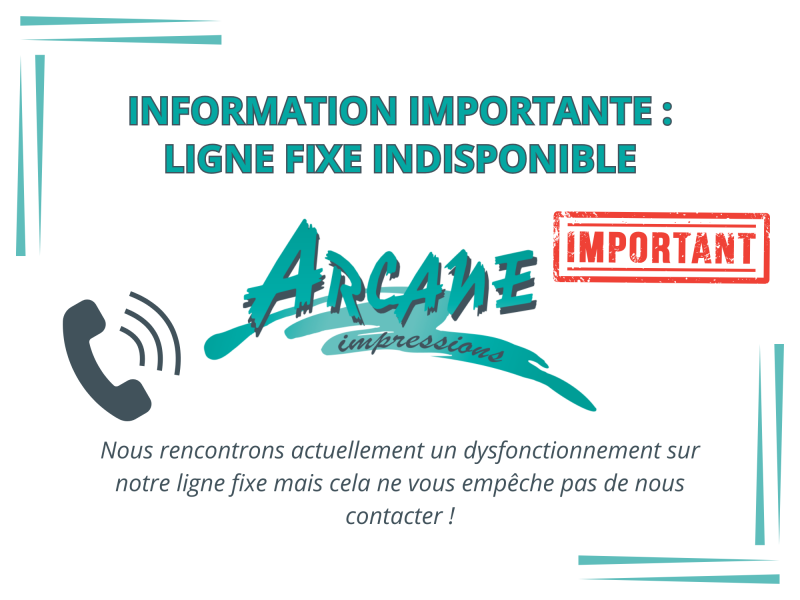 IMPORTANT - Comment nous contacter ?